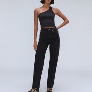 Everlane The Way High Jean High Waisted Black Denim